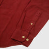 Portuguese Flannel Teca Shirt - Merlot - Close Up