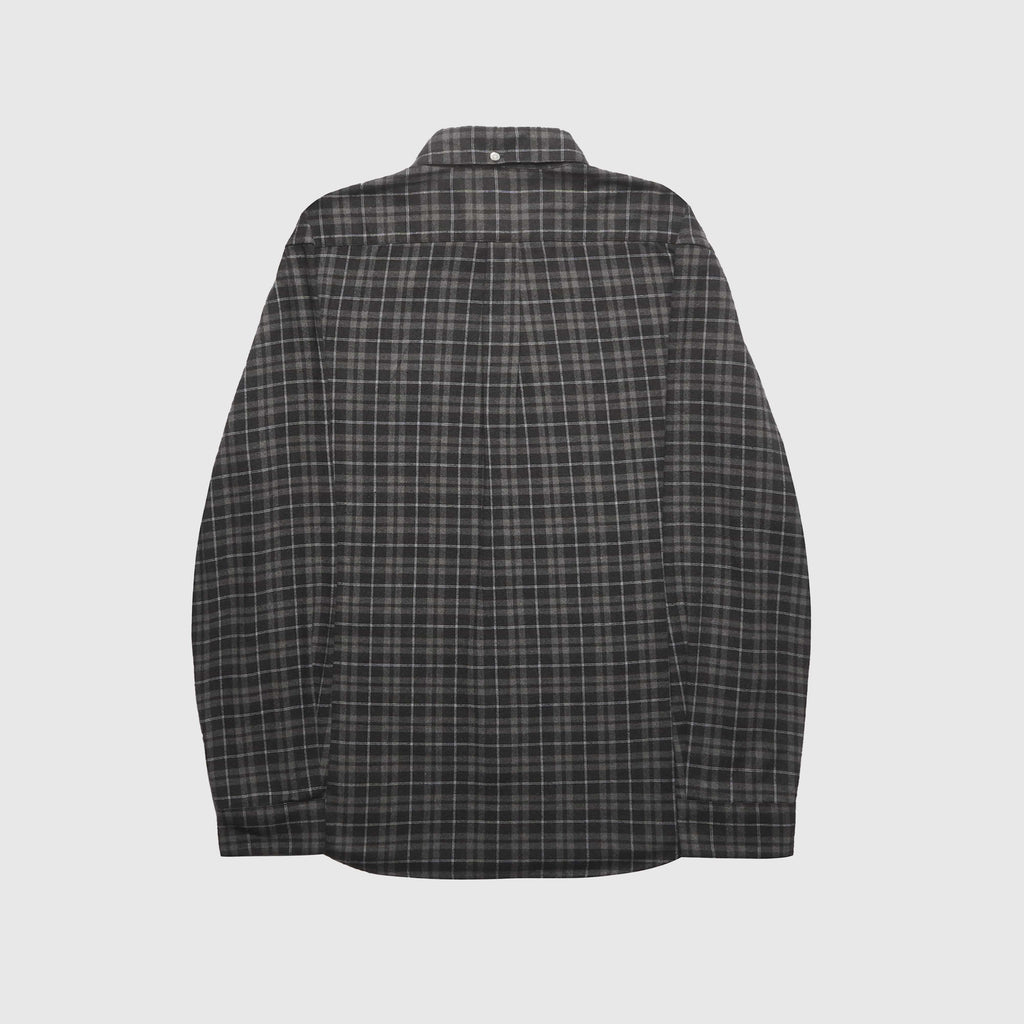 Portuguese Flannel LS Apotec Shirt - Grey Back 
