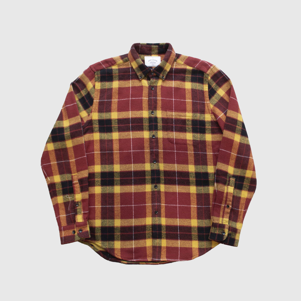 Portuguese Flannel LS Baviera Check Shirt - Multicolour Front