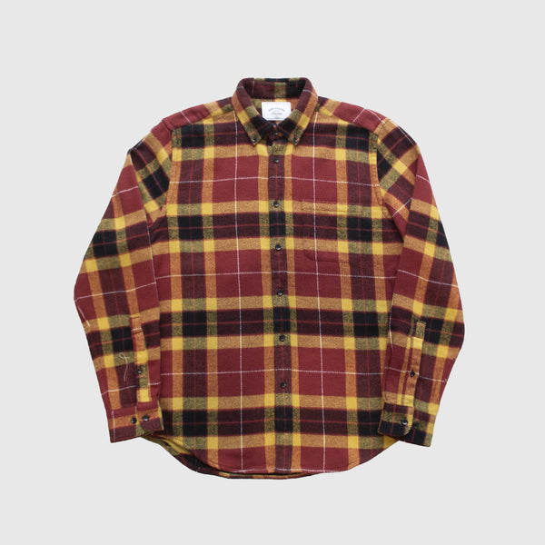 Portuguese Flannel LS Baviera Check Shirt - Multicolour Front