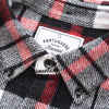 Portuguese Flannel LS Marvao Shirt - Multi Collar Close Up