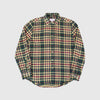 Portuguese Flannel LS Melgaco Shirt - Green Front