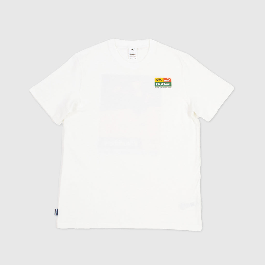 Puma x BUTTERGOODS SS Graphic Tee - Puma White Front