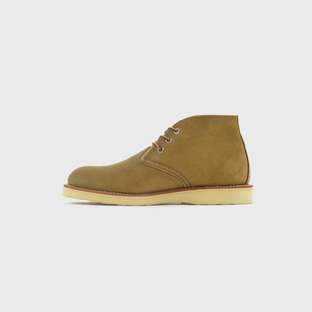 Redwing Work Chukka Boot Olive Mohave Inner Outside View