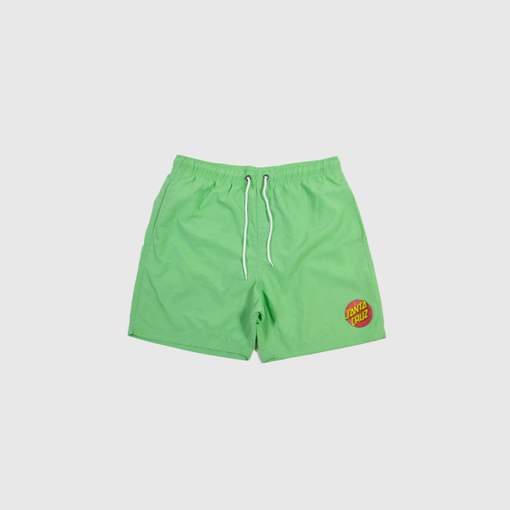 Santa Cruz Classic Dot Swimshort - Apple Mint - Front