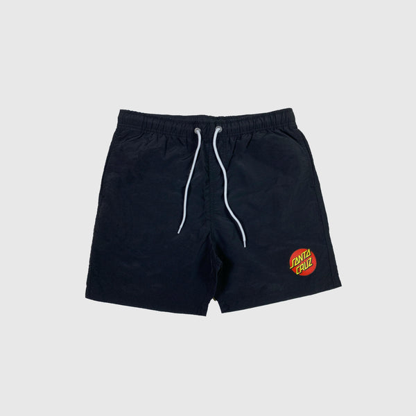 Santa Cruz Classic Dot Swimshort - Black - Front