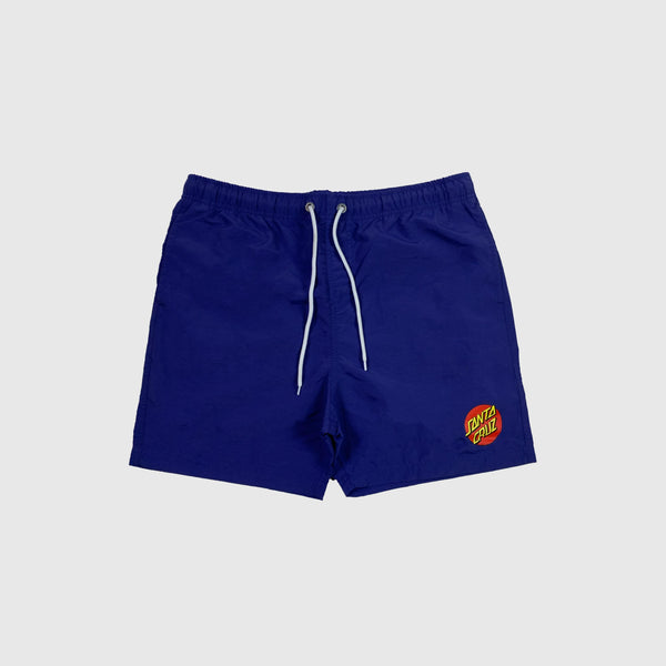 Santa Cruz Classic Dot Swimshort - Navy Blue - Front