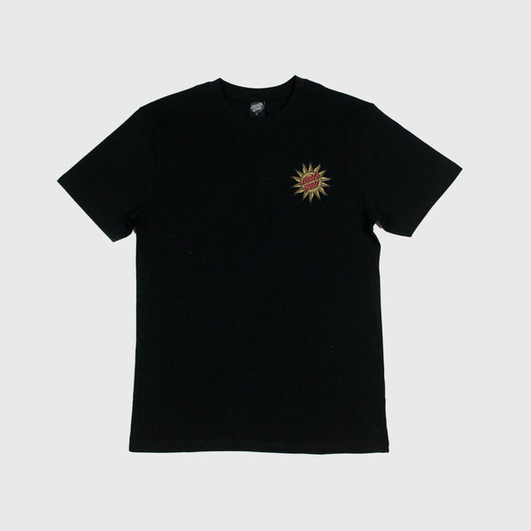 Santa Cruz Delfino Tarot Tee - Black - Front