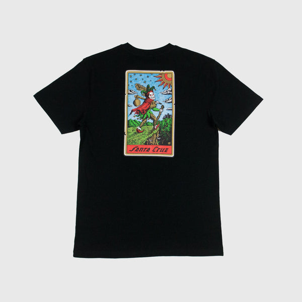 Santa Cruz Delfino Tarot Tee - Black - Back
