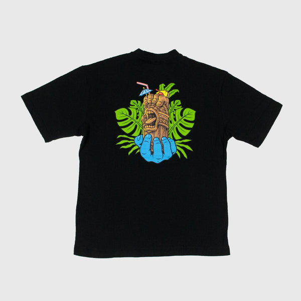 Santa Cruz Tiki Hand Tee - Black - Back