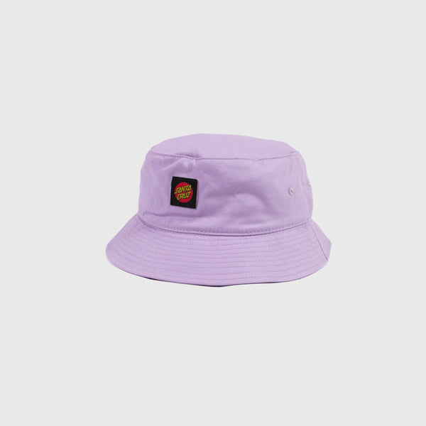 Santa Cruz Classic Label Bucket Hat - Soft Purple - Front