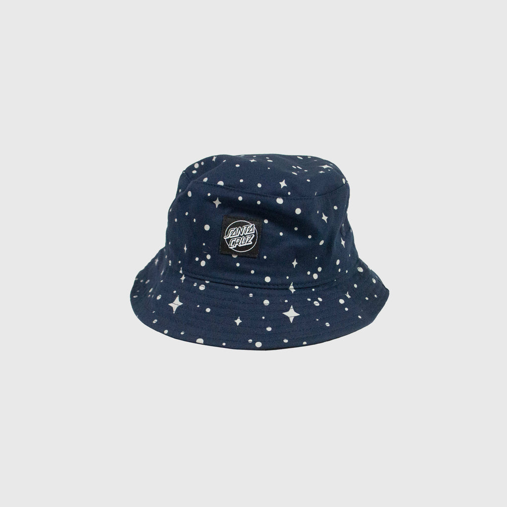 Santa Cruz Cosmic Bucket Hat - Midnight Blue - Front