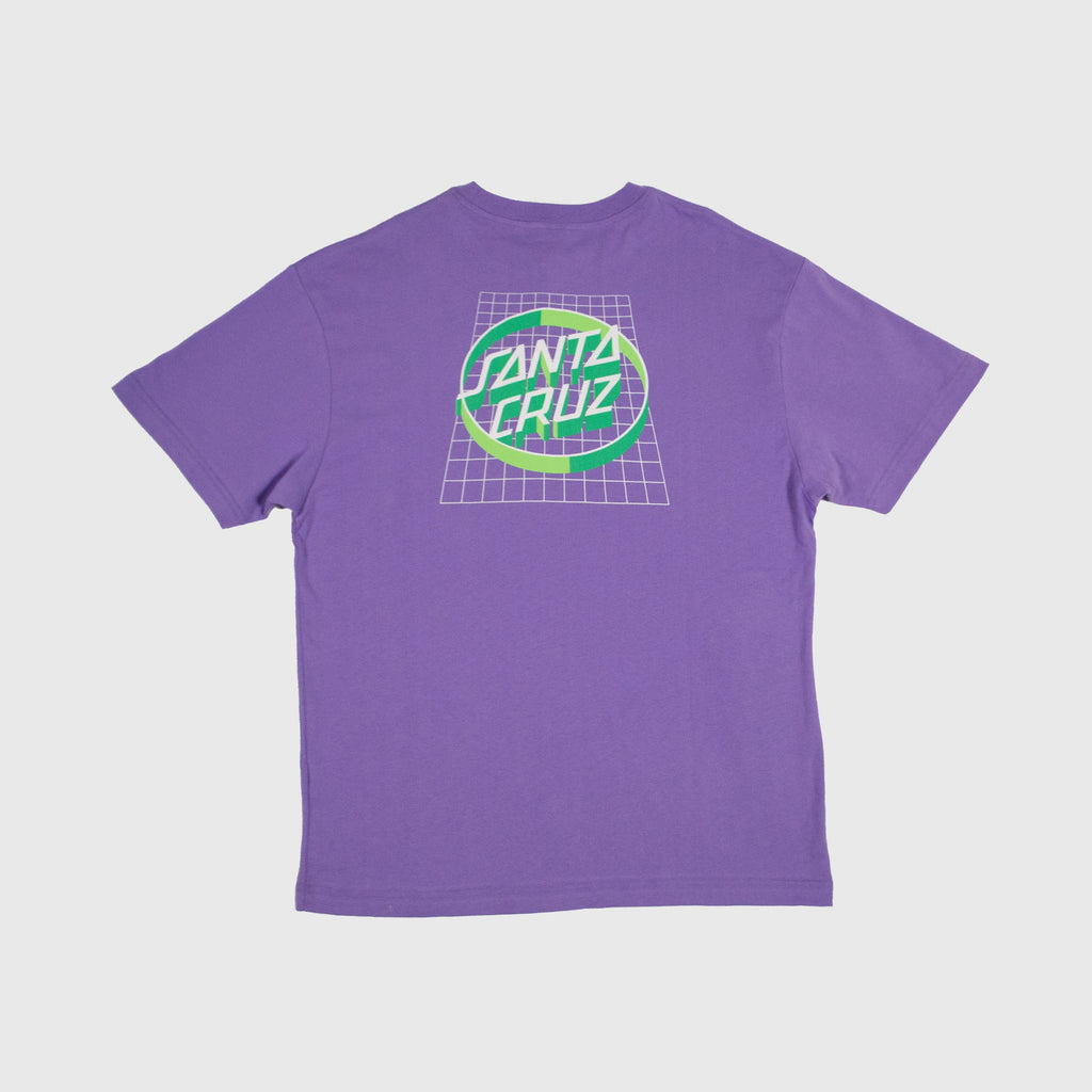 Santa Cruz Realm Dot Tee - Soft Purple - Back