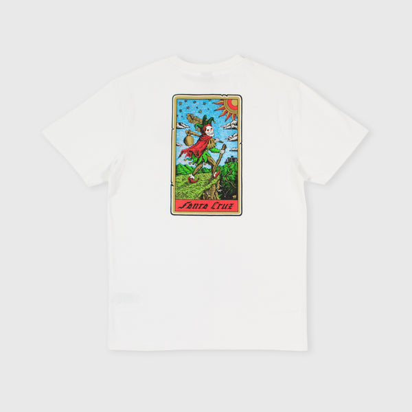 Santa Cruz Delfino Tarot Tee - White - Back