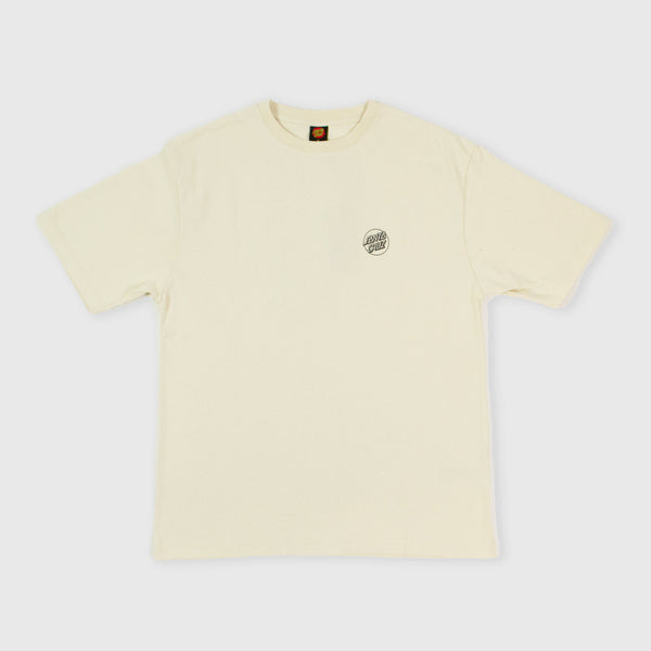 Santa Cruz Screaming Delta Moon Tee - Off White - Front
