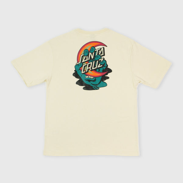 Santa Cruz Screaming Delta Moon Tee - Off White - Back