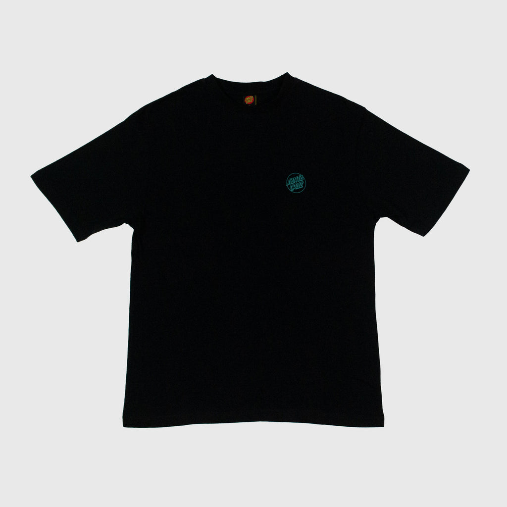 Santa Cruz Screaming Delta Moon Tee - Black - Front