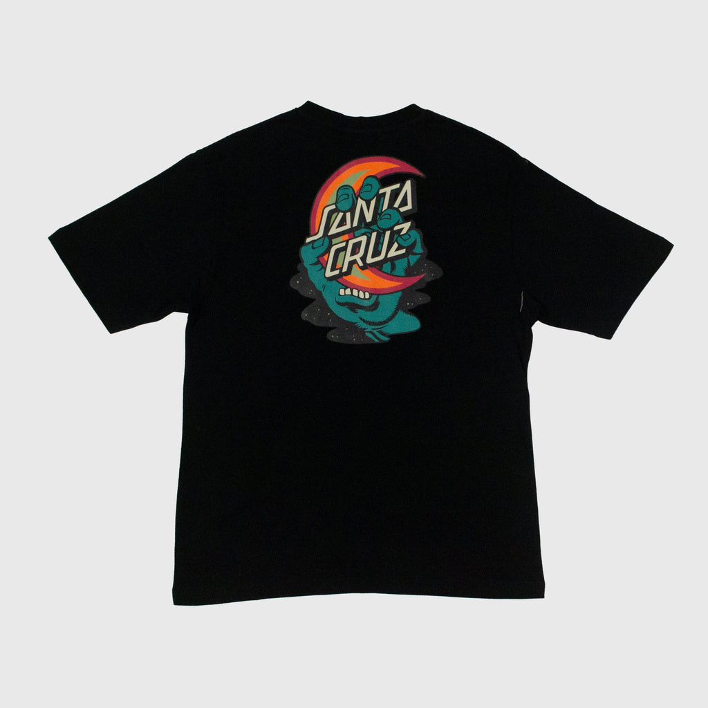 Santa Cruz Screaming Delta Moon Tee - Black - Back