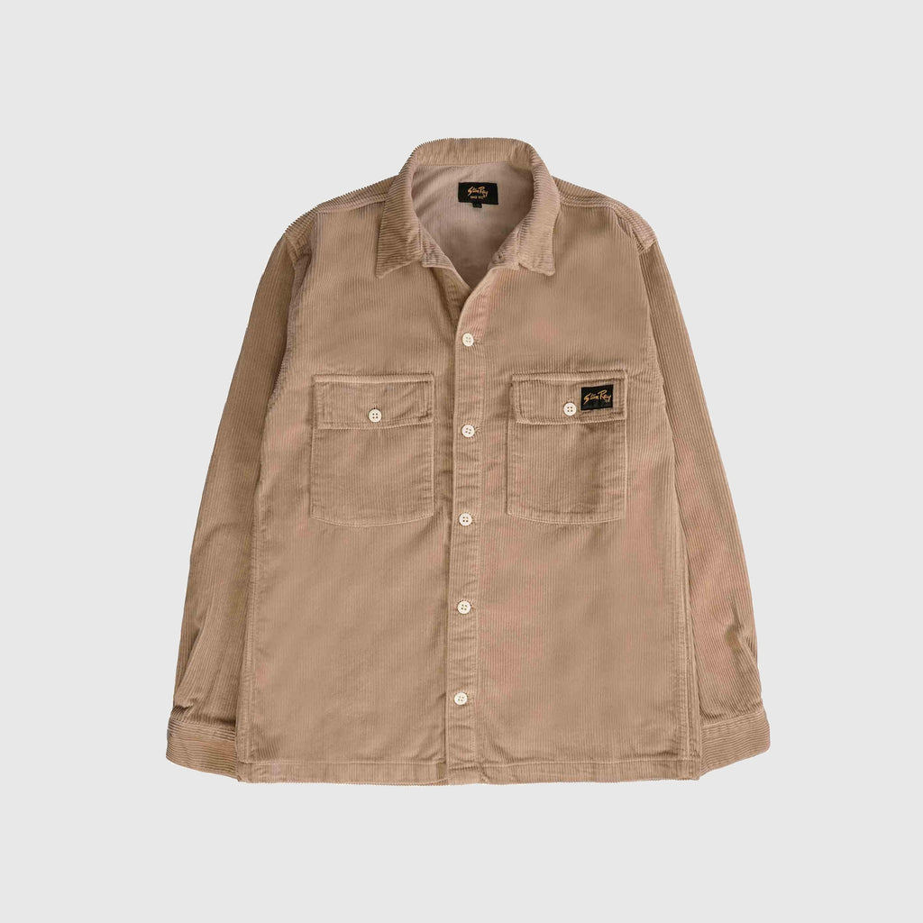 Stan Ray CPO Shirt - Khaki Cord - Front