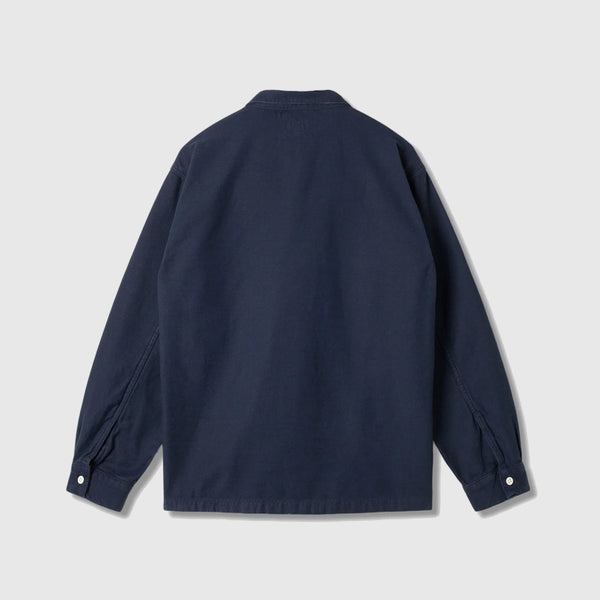 Stan Ray CPO Shirt - Navy Sateen - Back