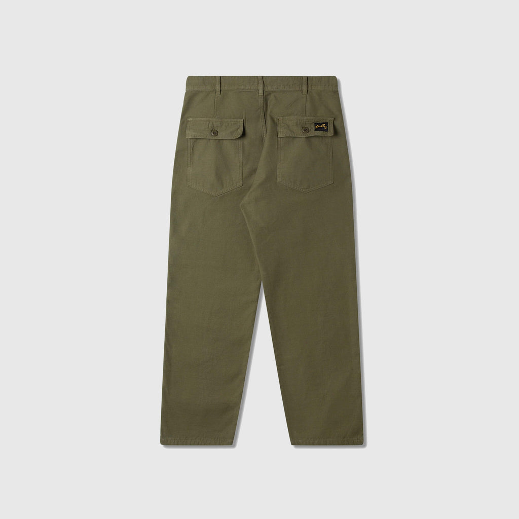 Stan Ray Fat Pant - Dark Olive Sateen  - Back