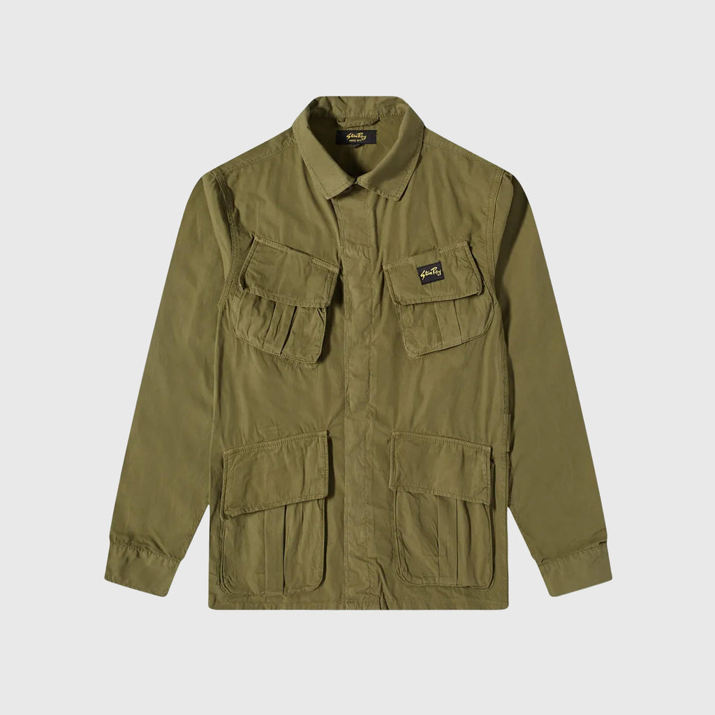 Stan Ray Tropical Jacket - Olive Poplin Front 