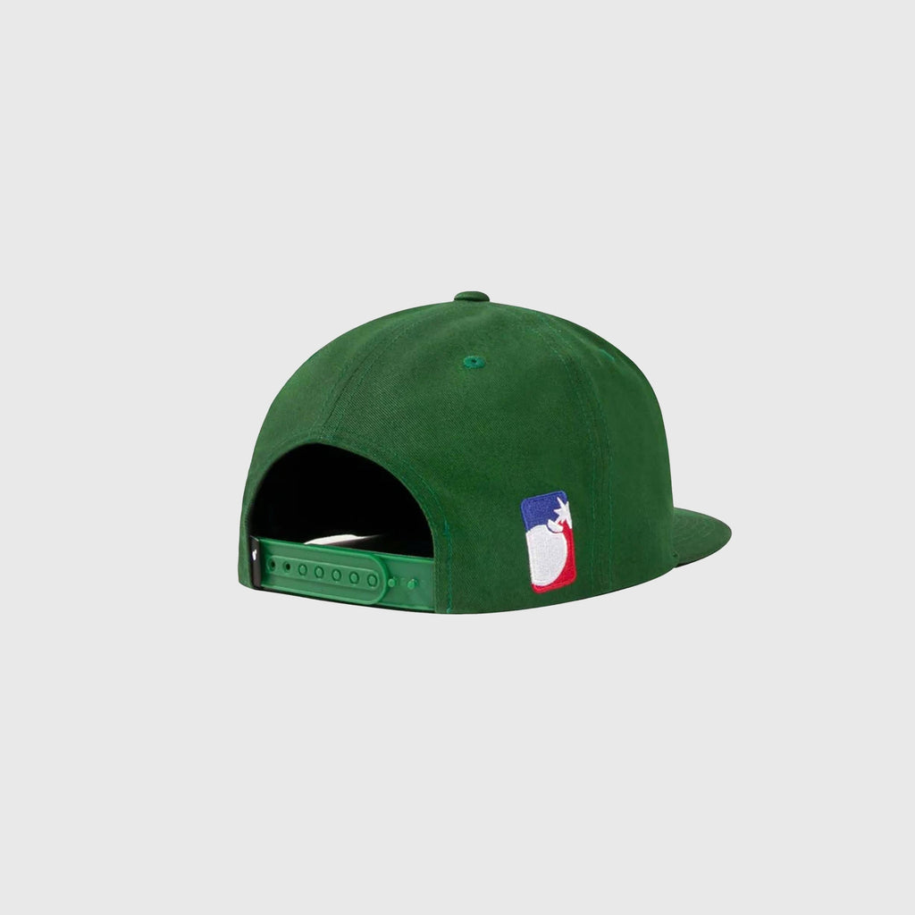 The Hundreds Relocated Snapback - Forest Green Back 