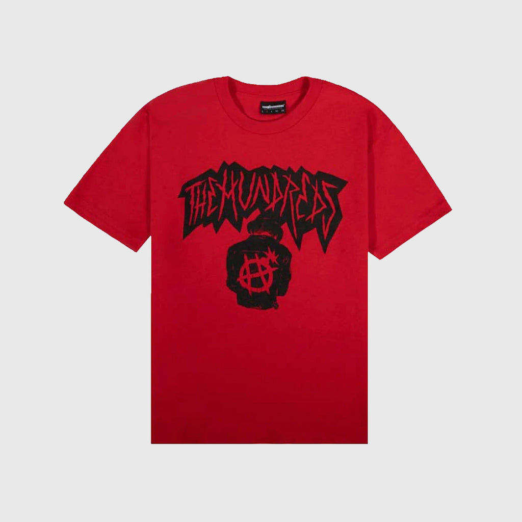 The Hundreds Anarchy 1980 Tee - Red - Front