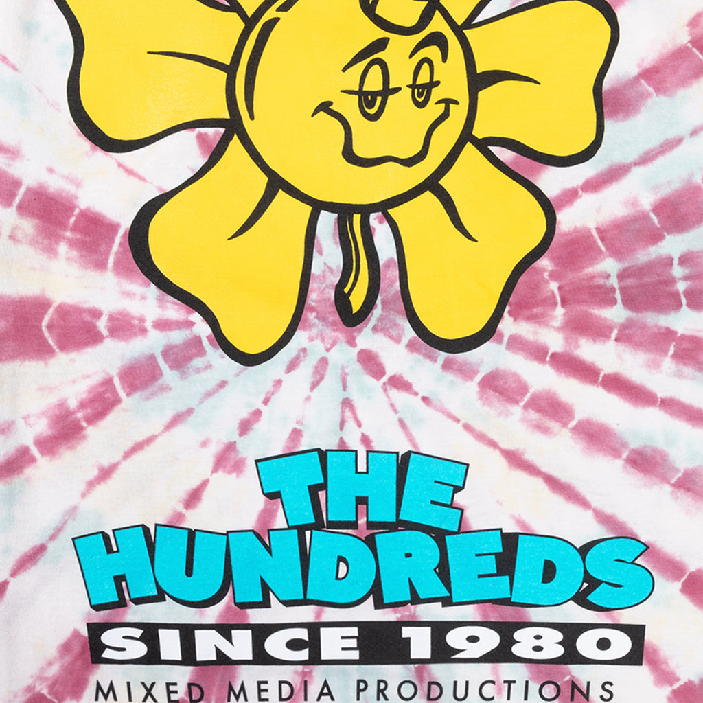 The Hundreds Dayparty Tee - Tie Dye - Close Up