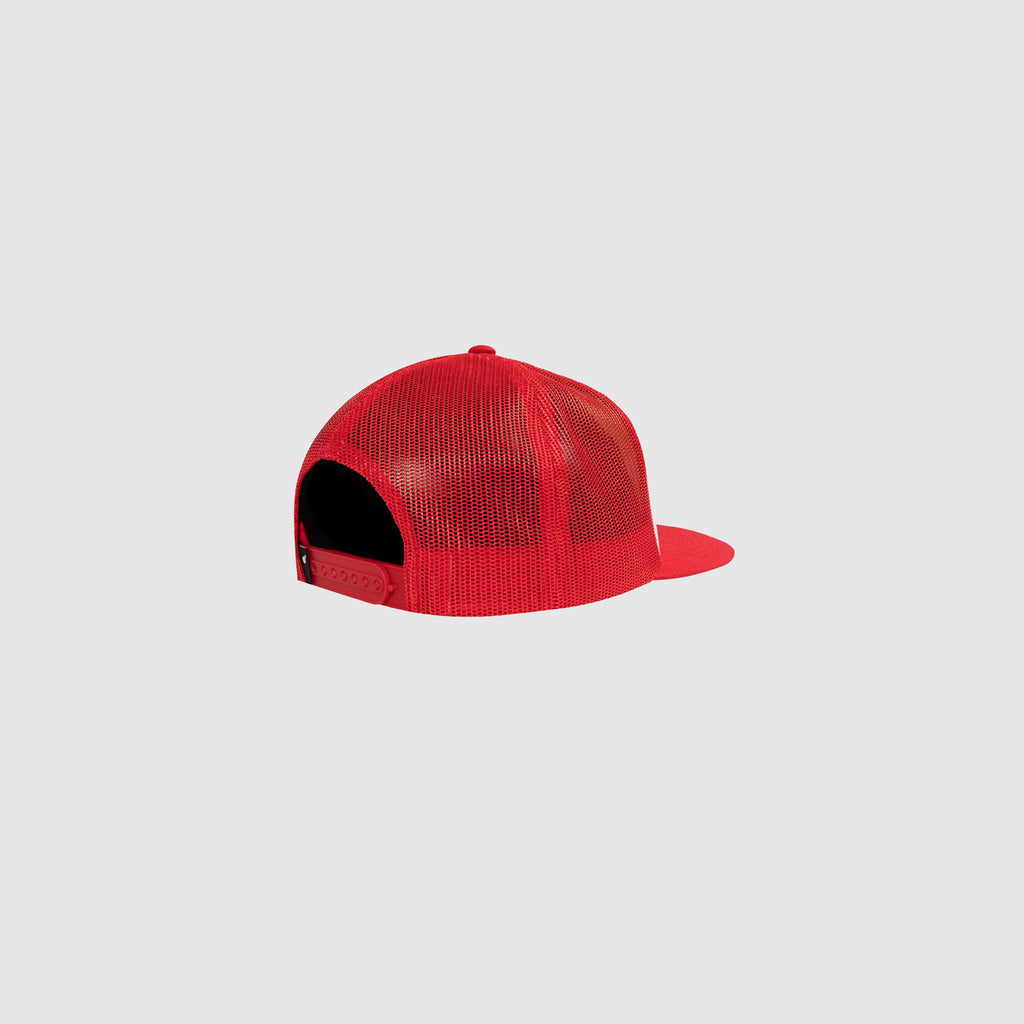 The Hundreds Garage Trucker Hat - Red - Back