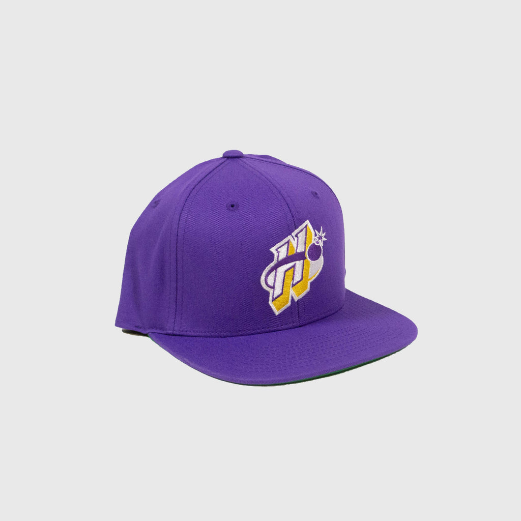 The Hundreds Relocated Snapback - Purple - Front