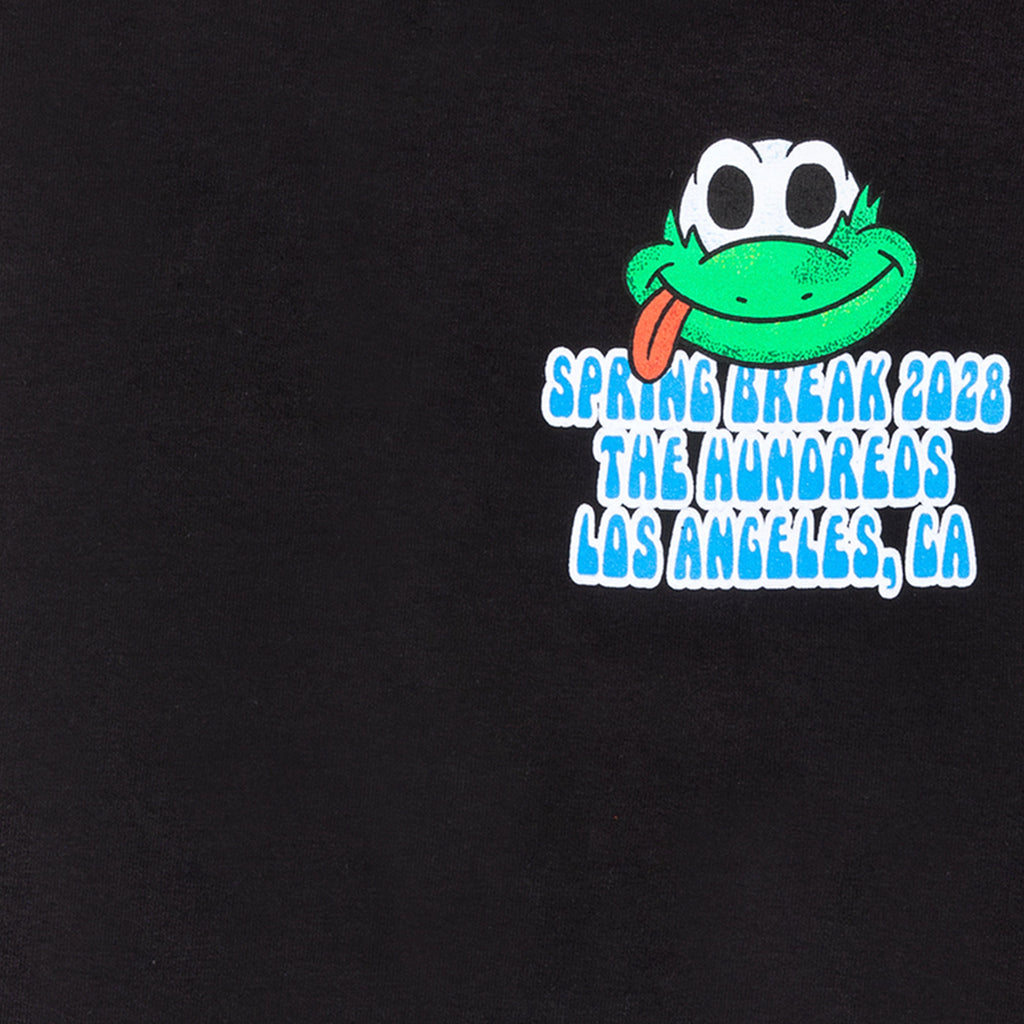 The Hundreds Spring Break Tee - Black - Close Up