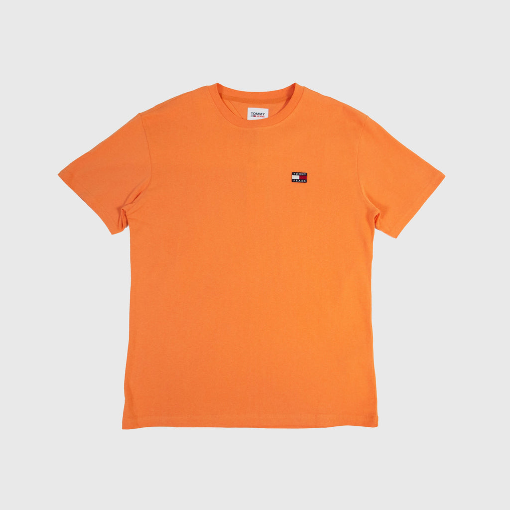 Tommy Jeans Classic Tommy XS Badge Tee - Citrus Orange - Front