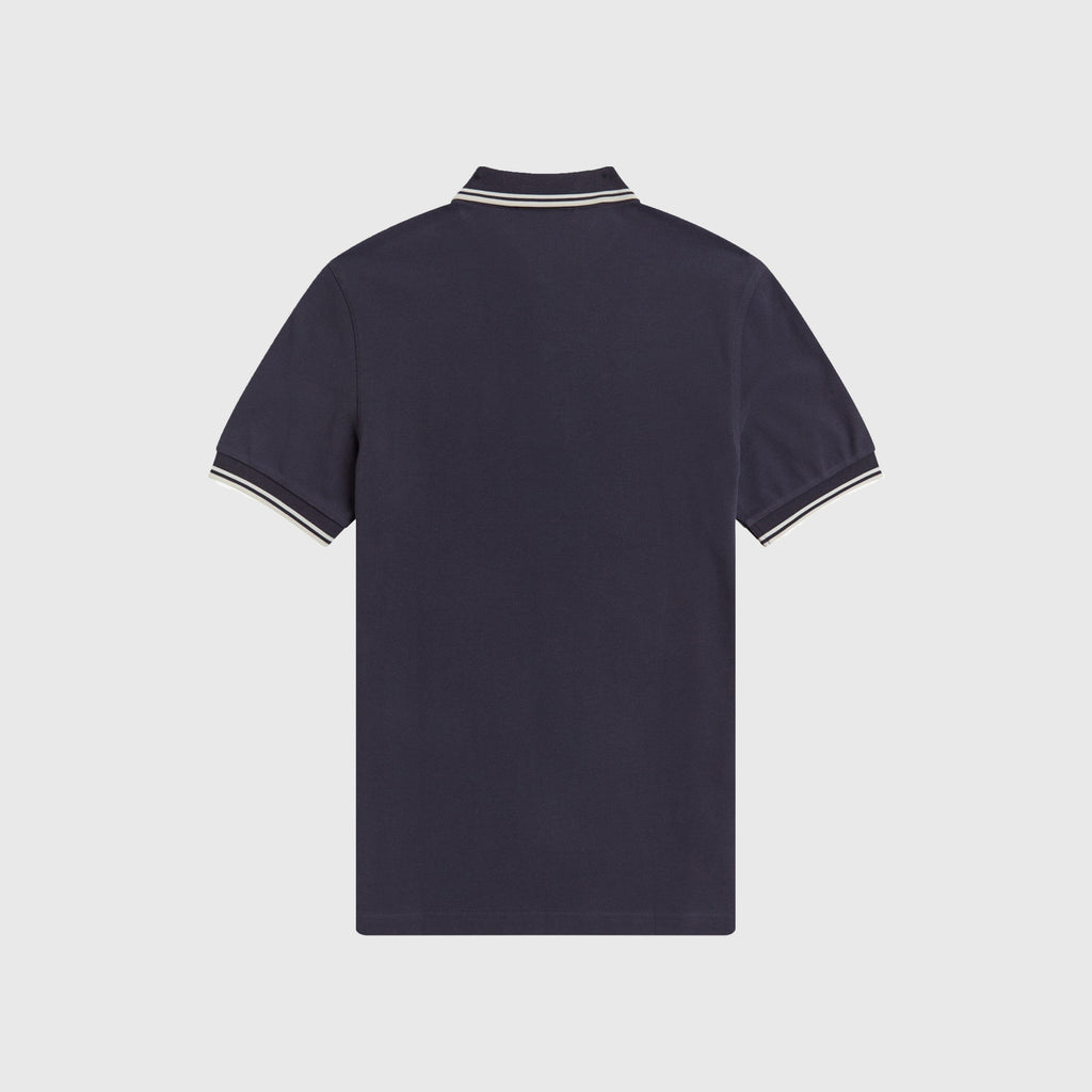 Twin Tipped Fred Perry Shirt - Dark Graphite - Back