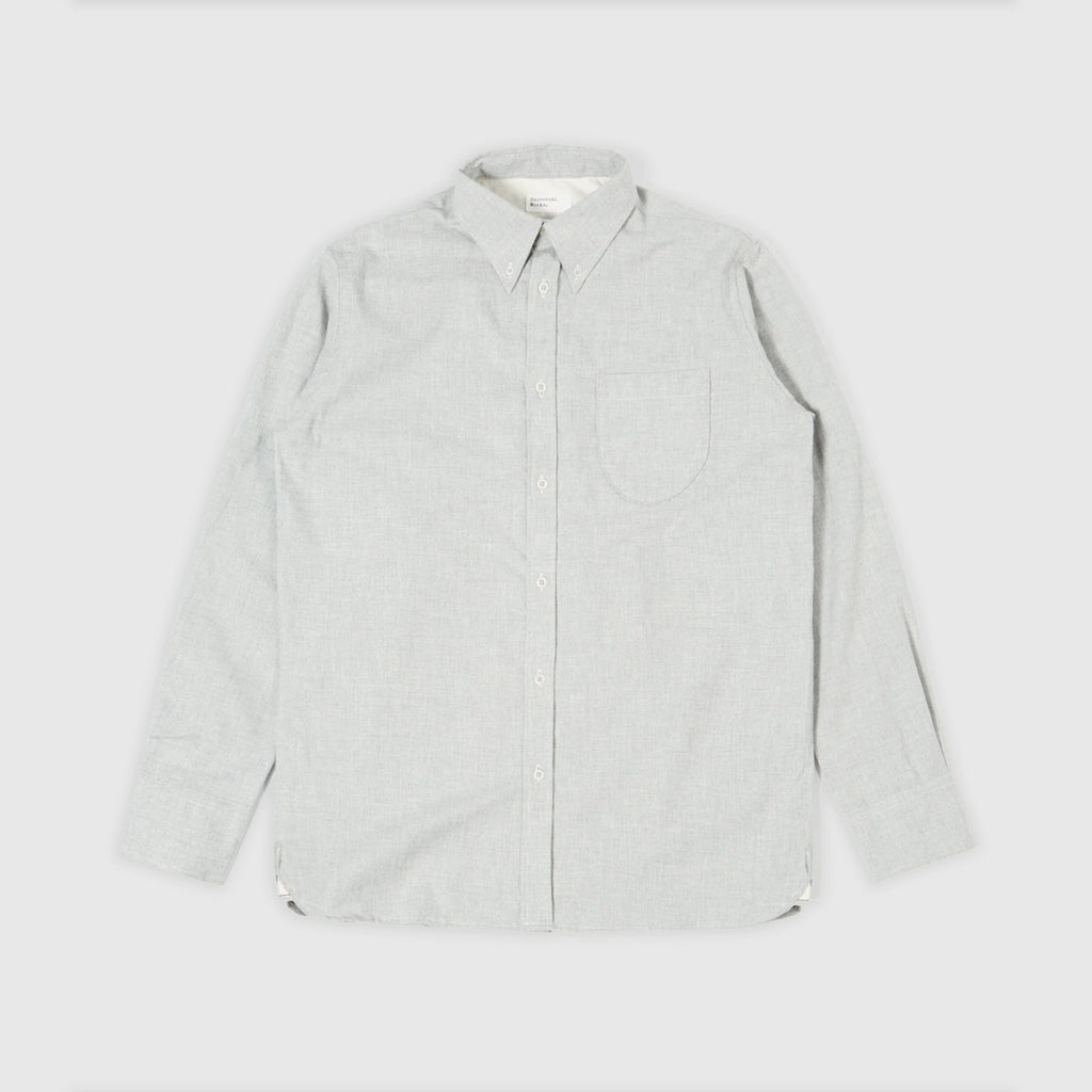 Universal Works Daybrook Shirt - Grey - Front