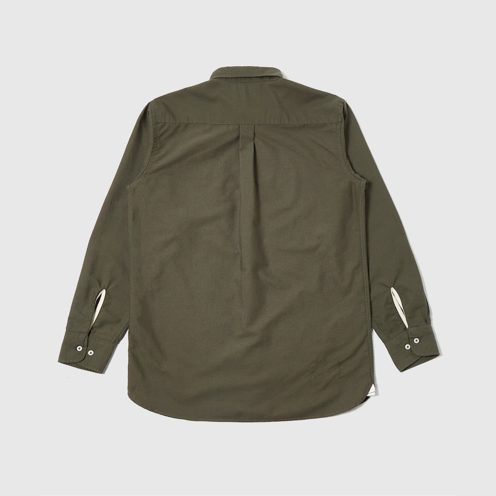 Universal Works Daybrook Shirt - Olive - Back