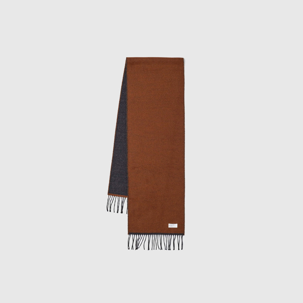 Universal Works Scarf - Brown / Charcoal