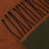 Universal Works Scarf - Brown / Charcoal - Close Up