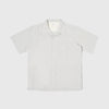 Universal Works Camp Shirt - Light Olive - Front