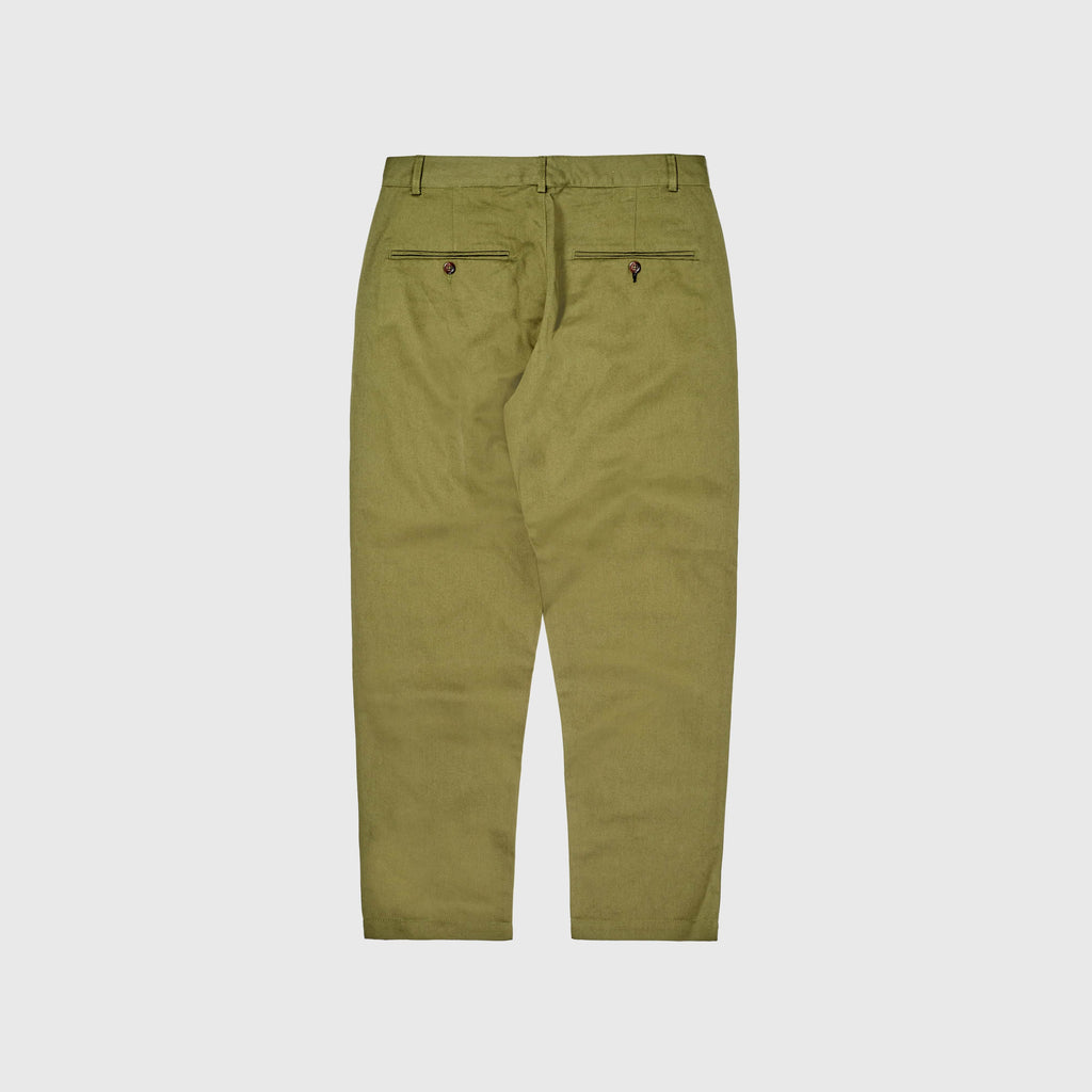 Universal Works Military Chino - Light Olive - Back