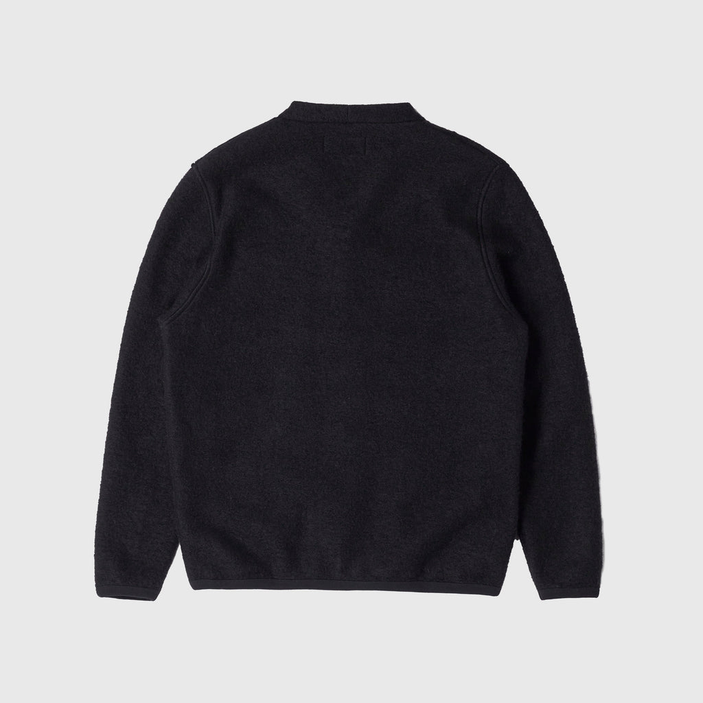 Universal Works Cardigan - Black - Back