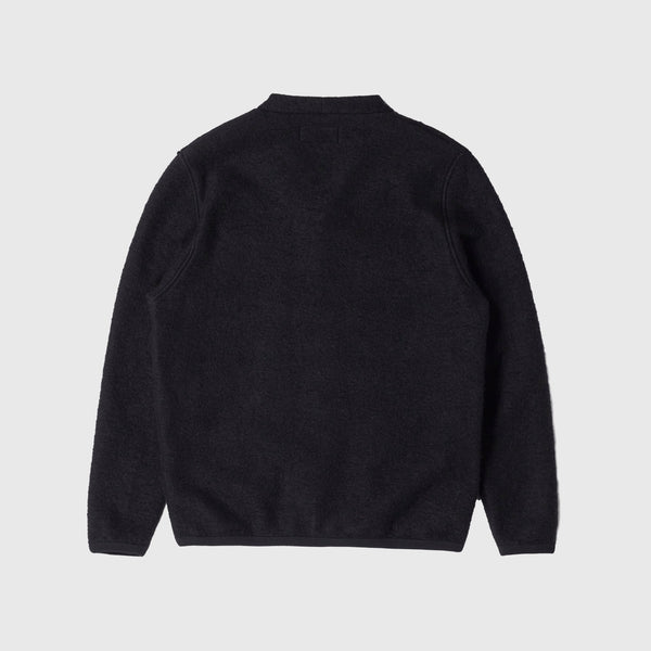 Universal Works Cardigan - Black - Back