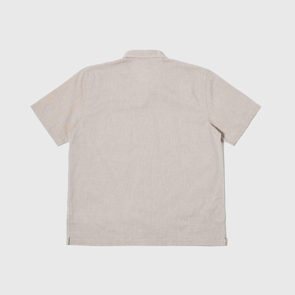 Universal Works Road Shirt - Sand - Back