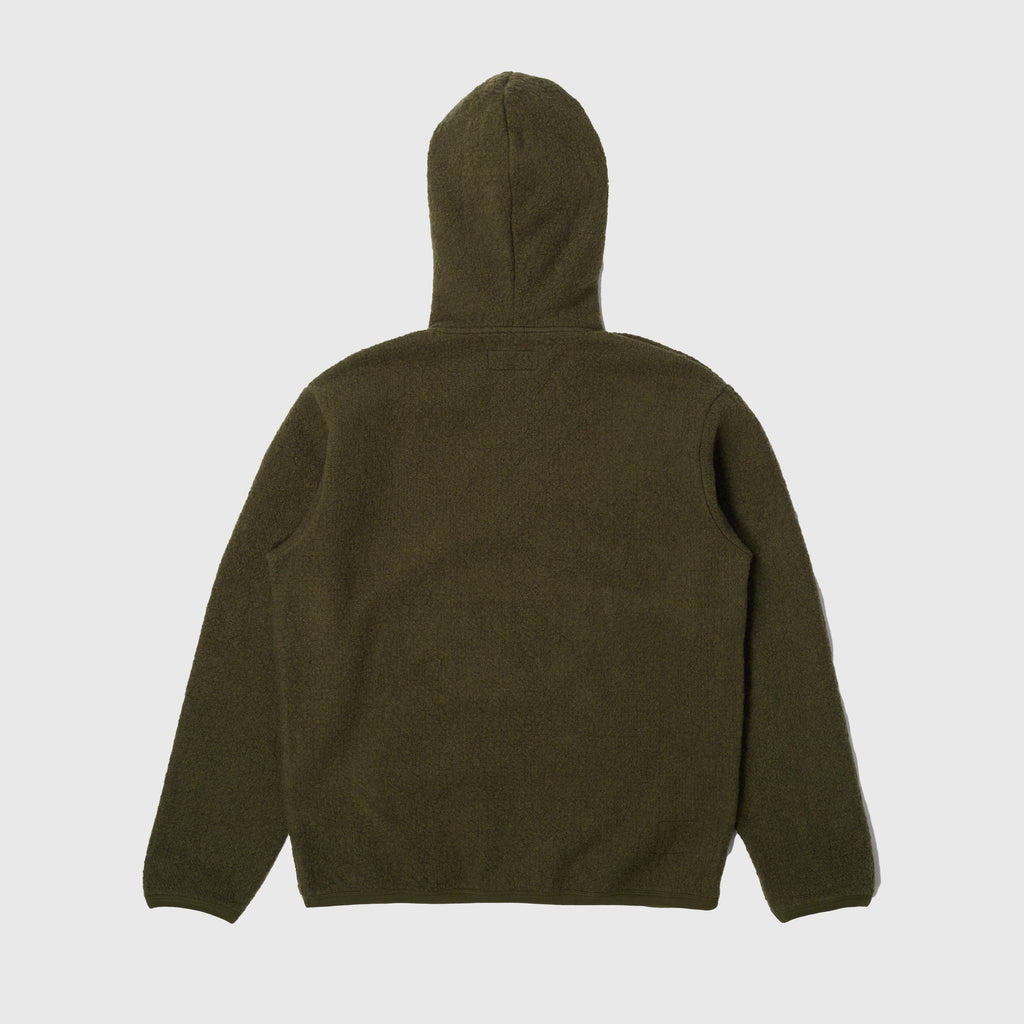 Universal Works Beach Hoody - Olive - Back