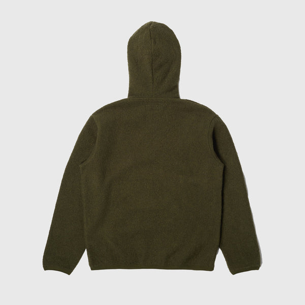 Universal Works Beach Hoody - Olive - Back