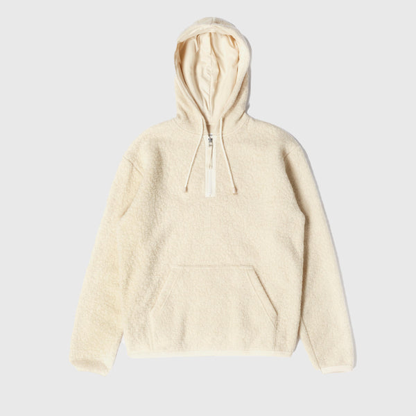 Universal Works Beach Hoody - Ecru - Front