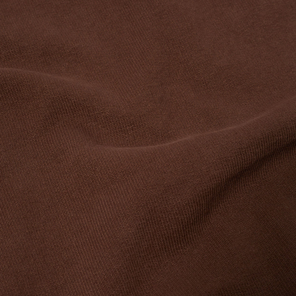 Universal Works Half Zip Sweat Shirt - Brown