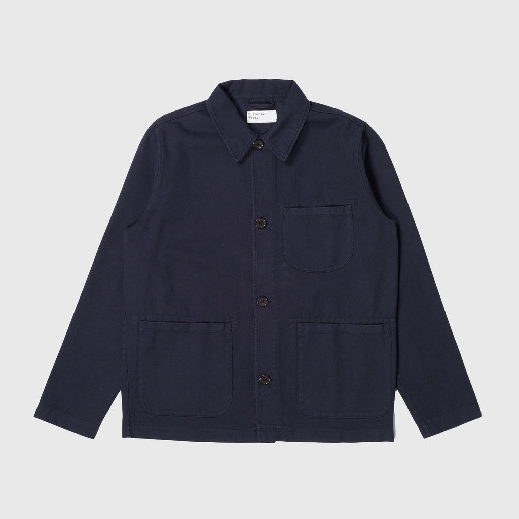Universal Works Field Jacket - Navy - Front