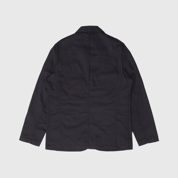 Universal Works Bakers Jacket - Black - Back