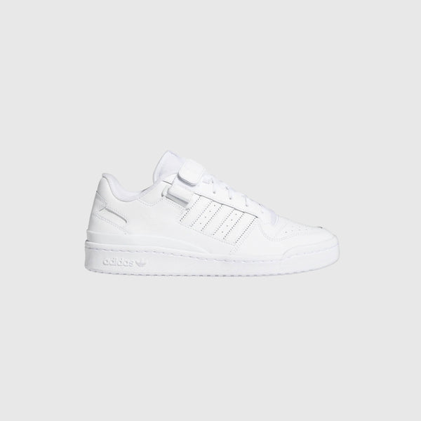 Adidas Forum Low  - Cloud White / Cloud White / Cloud White Side View